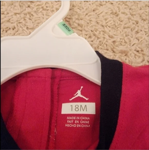 Nike Michael Jordan Red Onesie 18 Months NWT